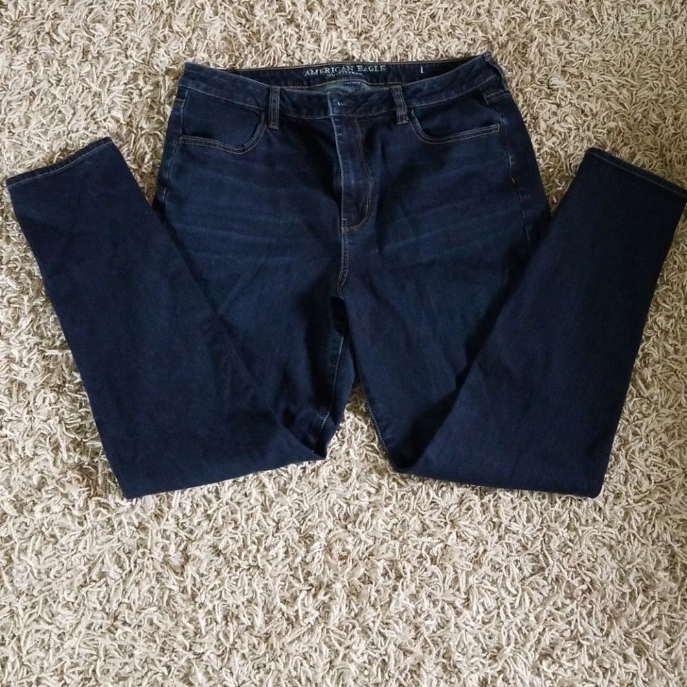 AEO super hi-rise jegging